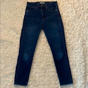 Madewell 10” High Rise Skinny Blue Jean